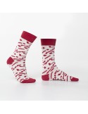 Cremefarbene Damensocken mit Muster SD14 – Online-Shop – Boutique